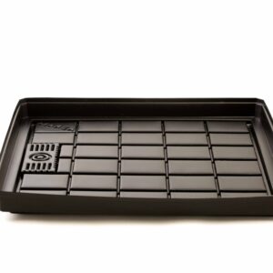 Bandeja de drenaje para cultivo negra 75x75cm