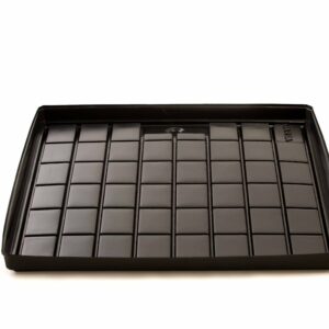 Bandeja de drenaje para cultivo negra 95x95cm