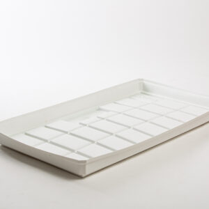 Bandeja de drenaje para cultivo blanca 95x50cm